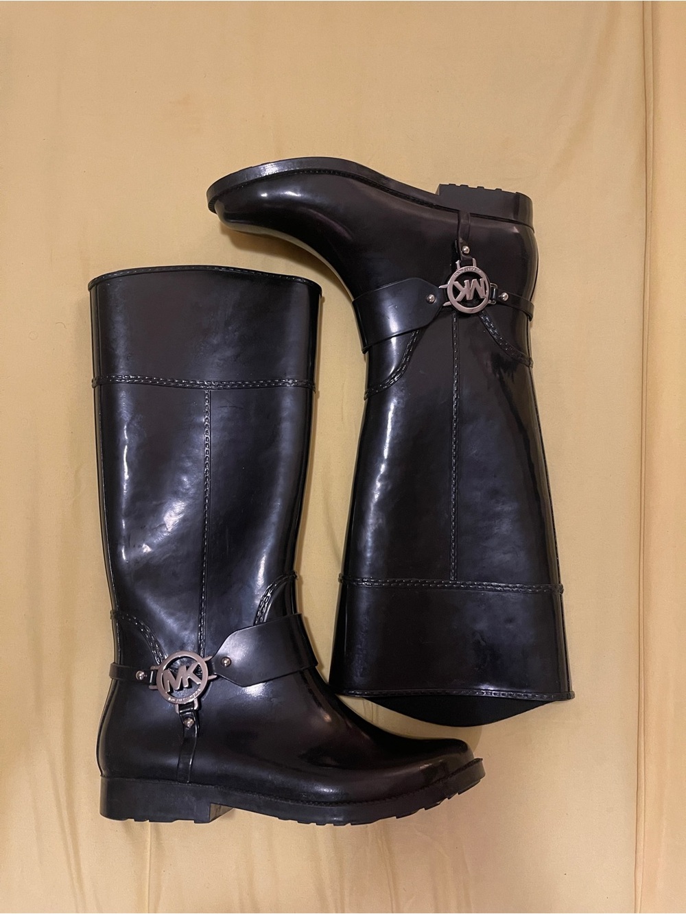 Michael Kors Black Rain Boots